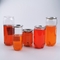 250ml 330ml 650ml Clear Soft Drink PET Beverage Can With Easy Open Lid